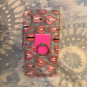 Velvet caviar iPhone Case with ring holder